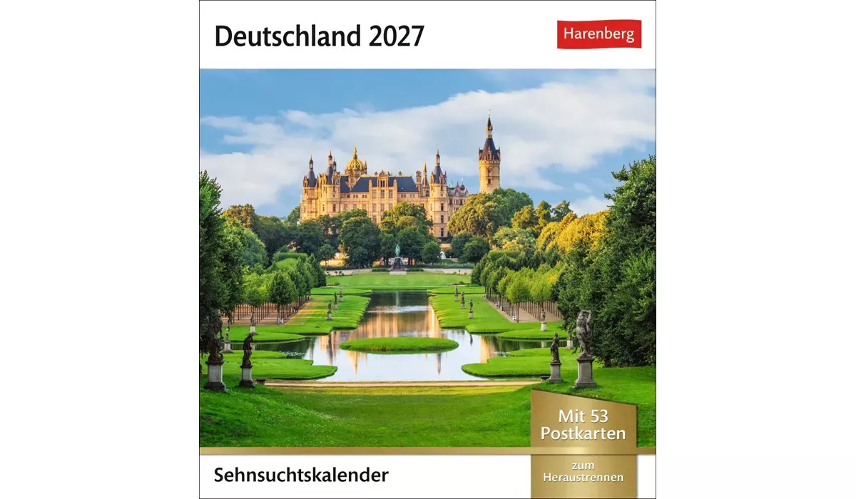 advertising calendar: Germany Postcard Calendar 2027