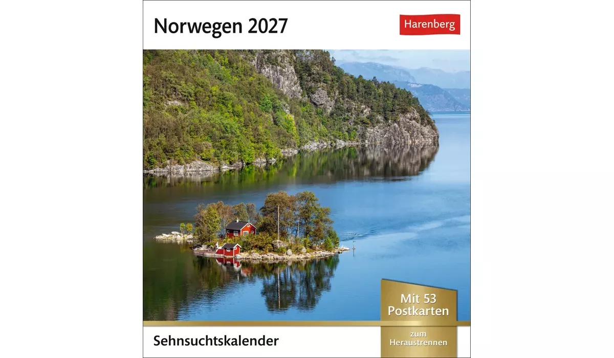 advertising calendar: Norway Postcard Calendar 2027