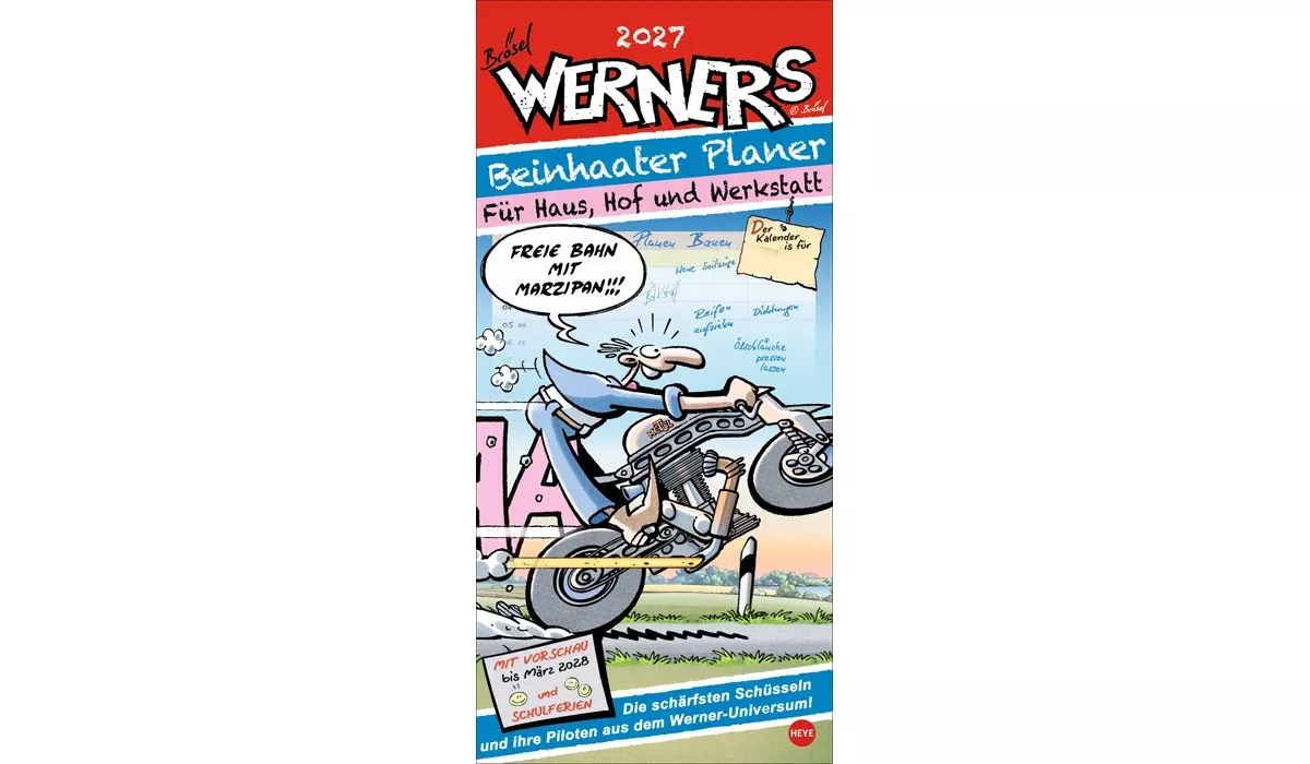 Heye Werner Werkstattplaner Kalender 2027