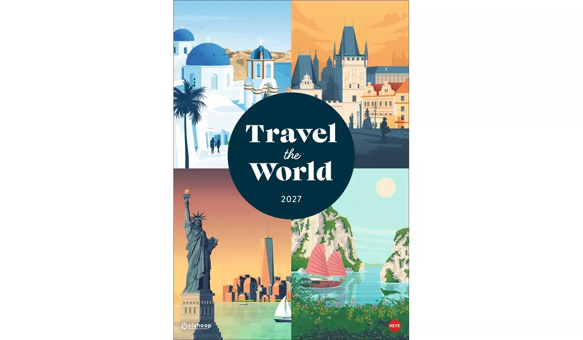 Heye Travel the World Posterkalender 2027