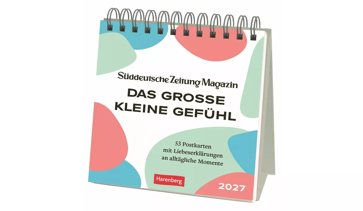 advertising calendar: The Big Little Feeling premium postcard calendar 2027