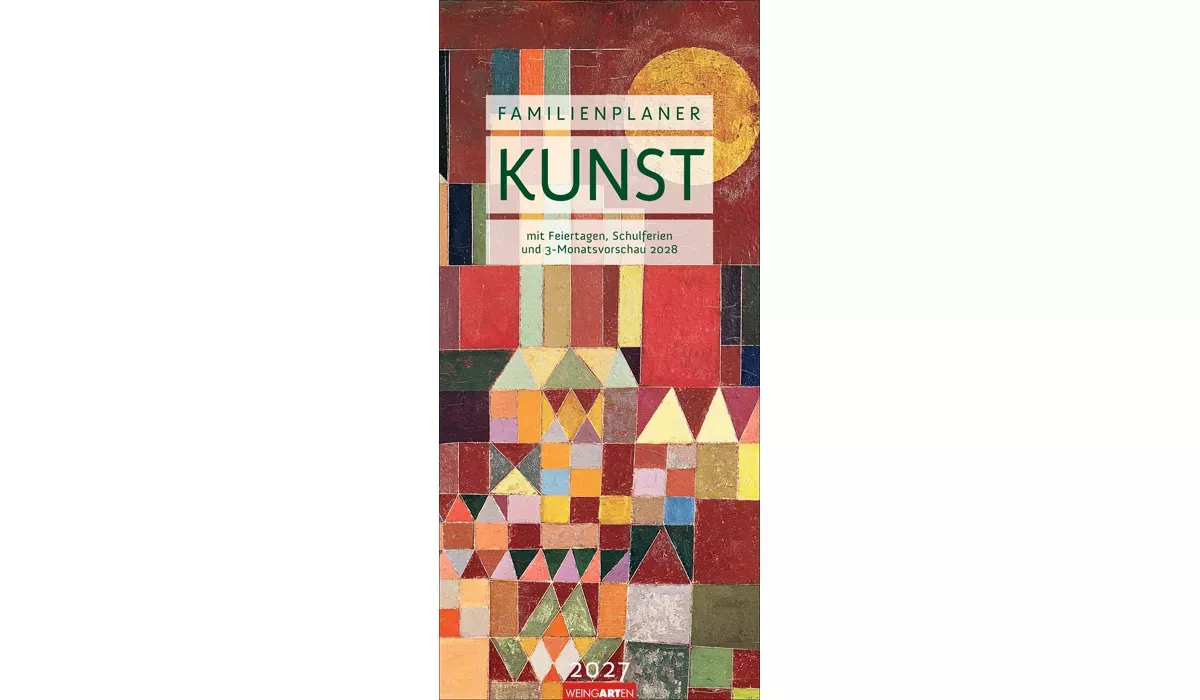 advertising calendar: Art family planner 2027