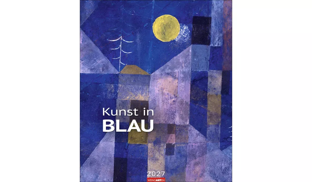 advertising calendar: Art in blue Edition 2027