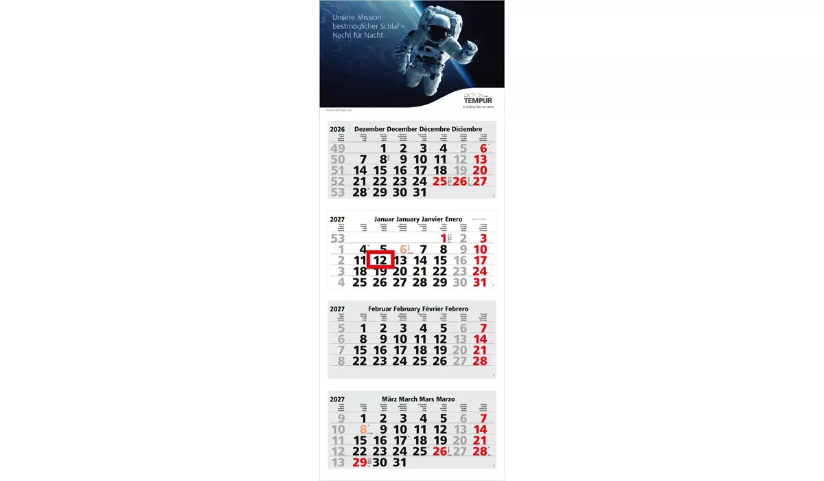 4-month calendar 2027 Forum Light 4 bestseller