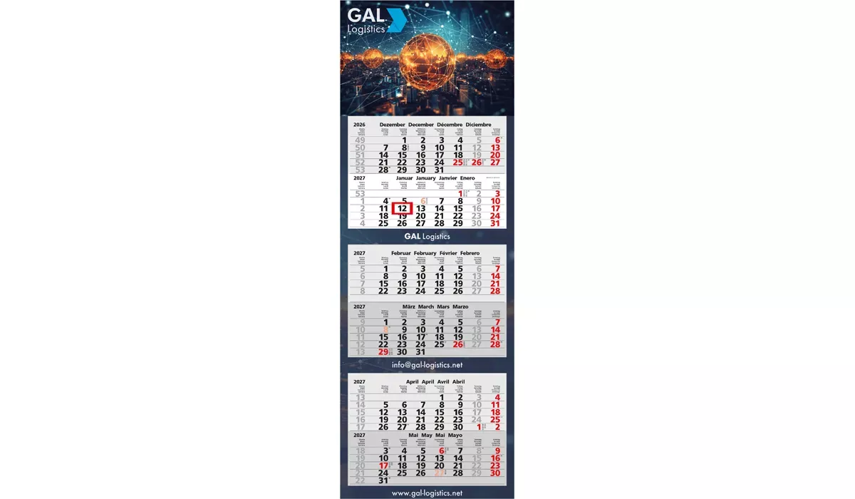 6-month calendar 2027 Synergy 6
