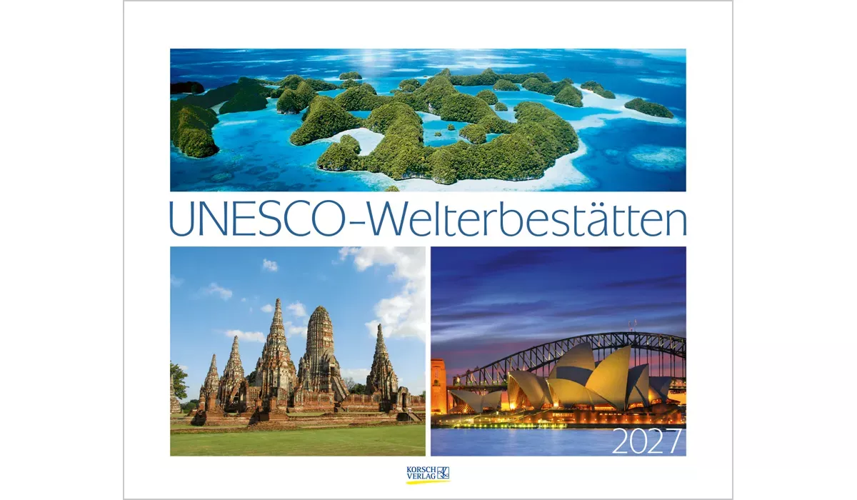 Unesco- Welterbstätten Kalender 2027