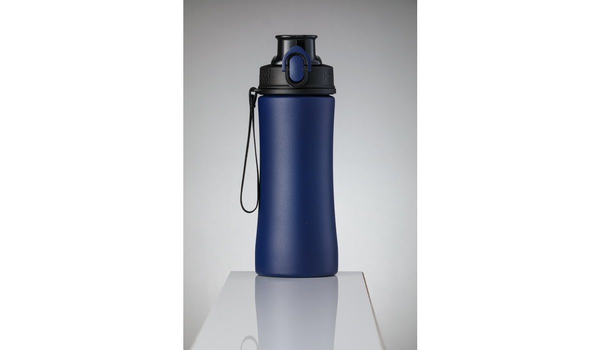 PRIMO-Stahlflasche marineblau, 550 ml