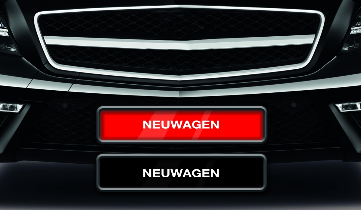 Kennzeicheneinleger Neuwagen