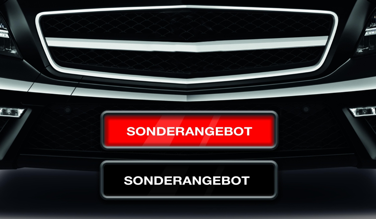 Kennzeicheneinleger Sonderangebot