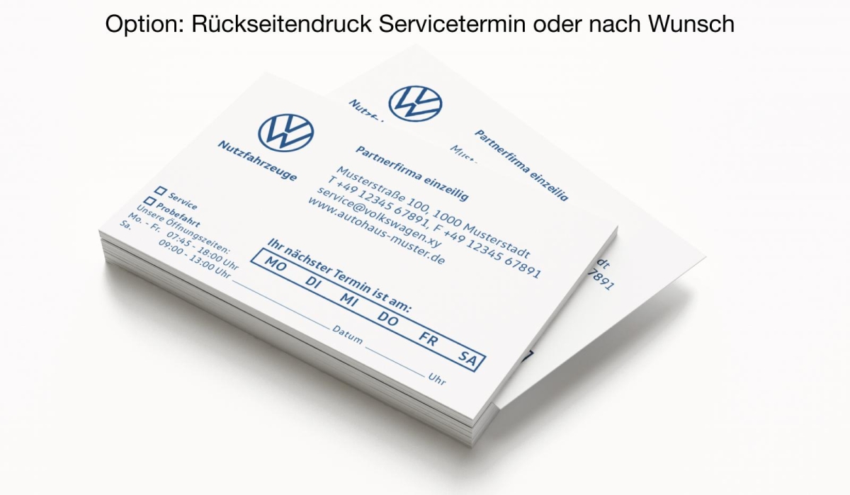 Terminkarten 3 VW Nutzfahrzeuge