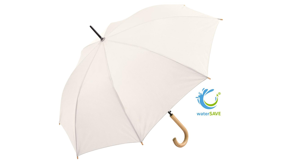 AC-Stockschirm ÖkoBrella - naturweiß wS