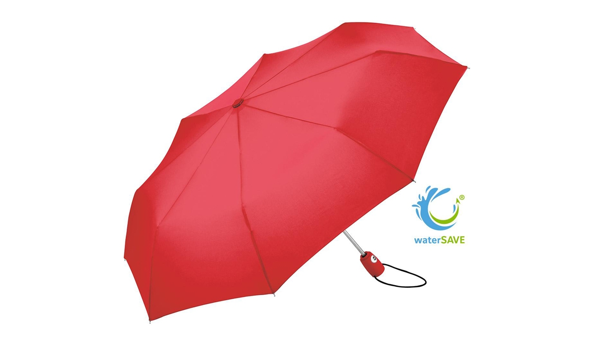 Mini-Taschenschirm FARE® AOC - rot wS