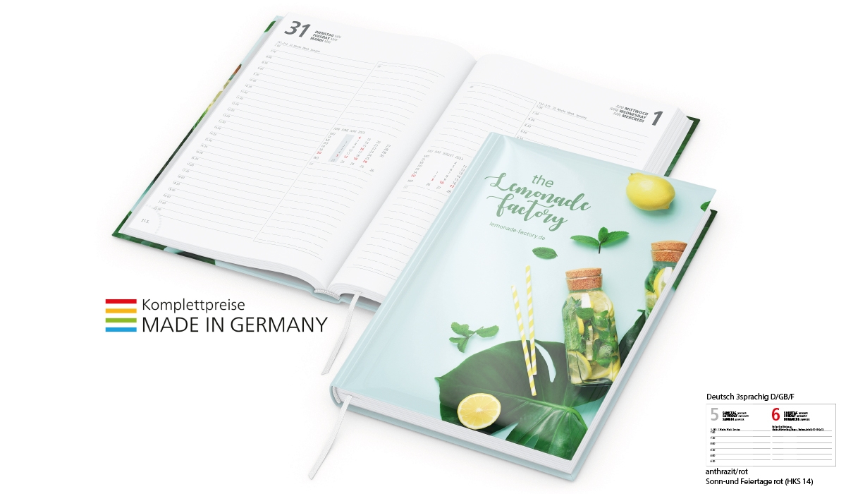 Buchkalender 2026 Image Cover-Star inklusive Digitaldruck