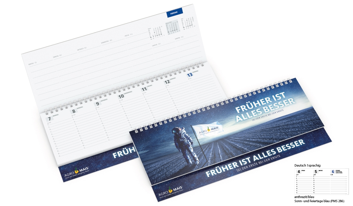 Table calendar 2026 Master Natura