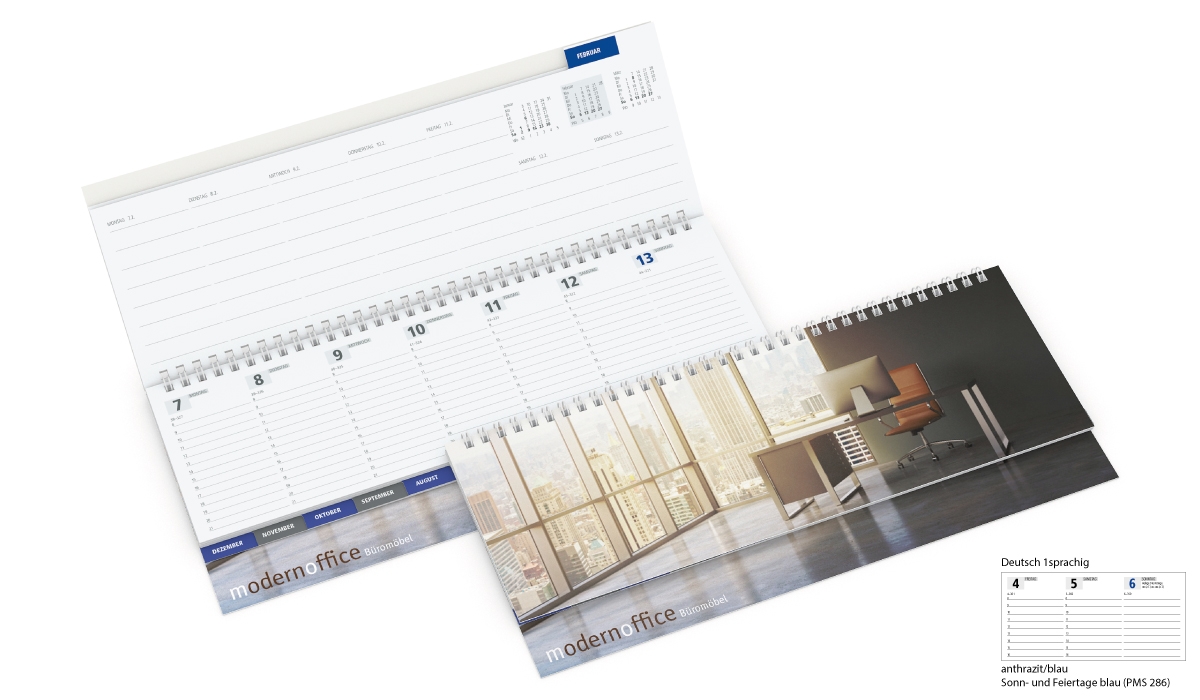 Tischkalender 2026 Master Register Balacron