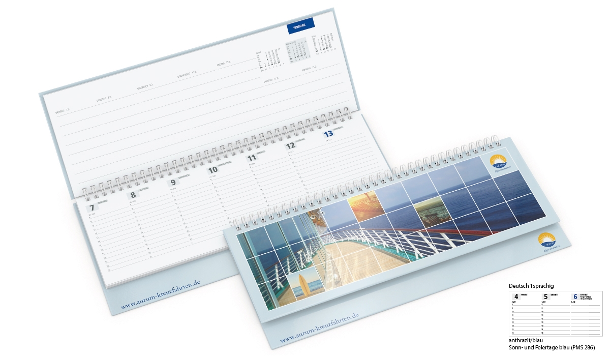 Tischquerkalender 2025 Master Appleorganic