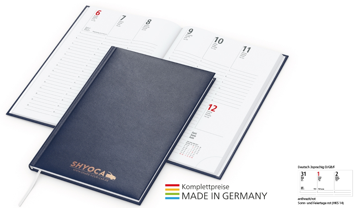 Buchkalender 2026 Prestige Future