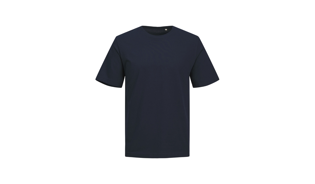 JACK & JONES - Canvas Tee Blk7526 - navy blazer