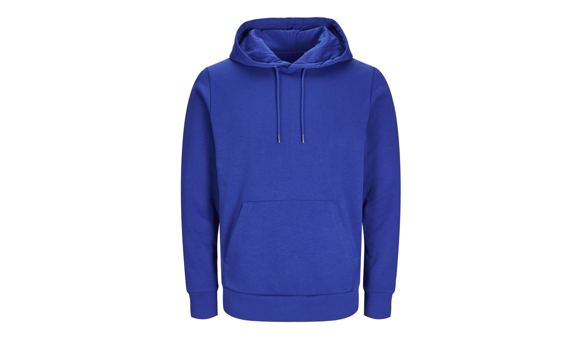 JACK & JONES - Cosy Hoodie Blk3902 - surf the web blue