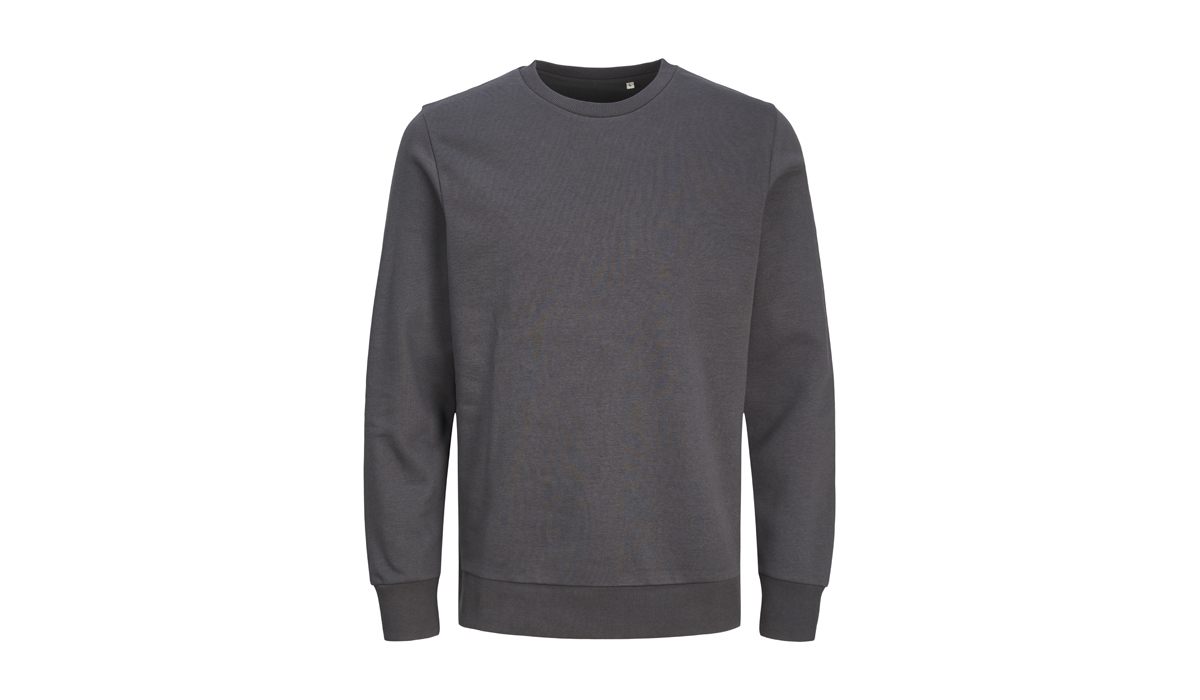 JACK & JONES - Tour Crew Neck Sweat BLK3900 - ASPHALT