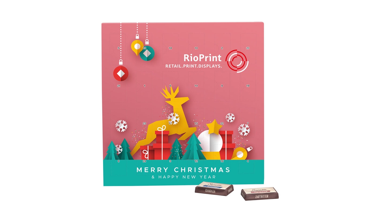 Täfelchen Adventskalender Sarotti