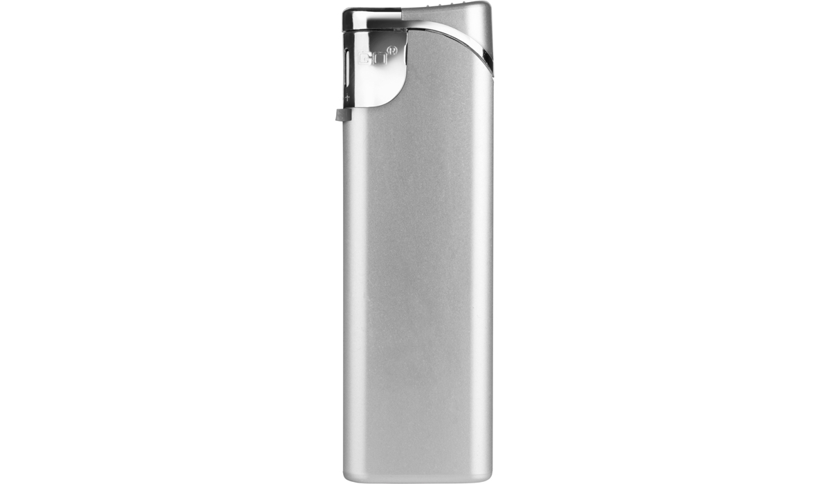 GO Slider Piezo Feuerzeug silber metallic