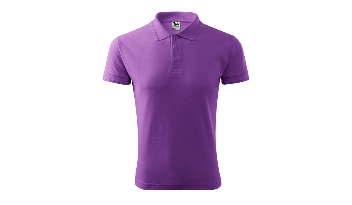 PIQUE POLO 203 mens polo shirt - purple