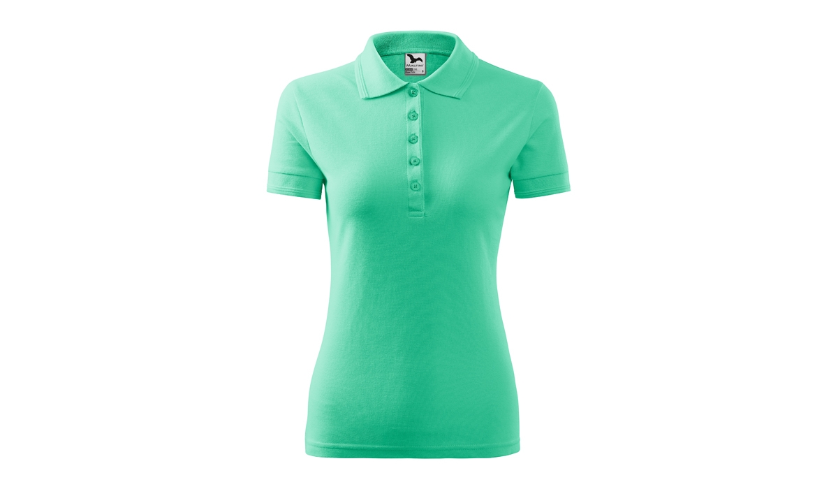 PIQUE POLO 210 Damen Polohemd - minze