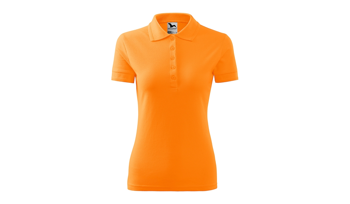 PIQUE POLO 210 ladies polo shirt - tangerine orange
