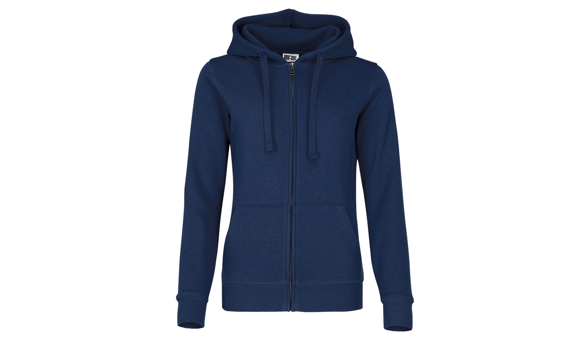 Ladies Authentic Hooded Sweat - navy