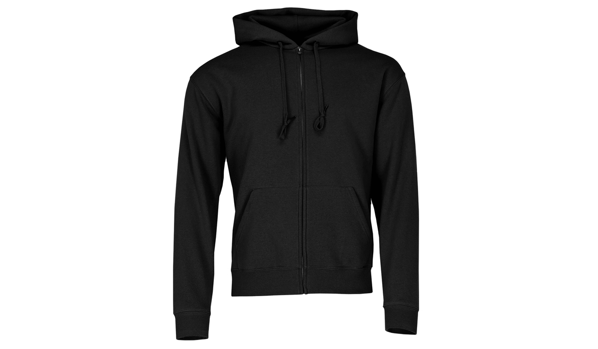 Premium Kapuzen-Sweatjacke Men - schwarz