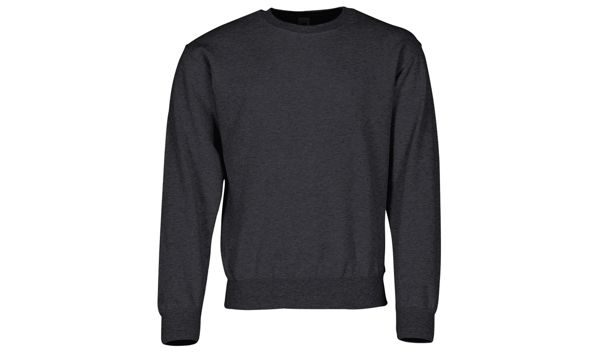 Classic Set in Sweat Shirt Unisex - dunkelgrau meliert