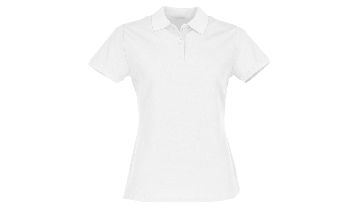 Ladies Premium Polo-Shirt - weiß