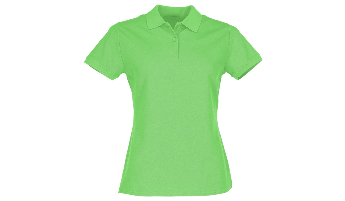 ladies premium polo - lime