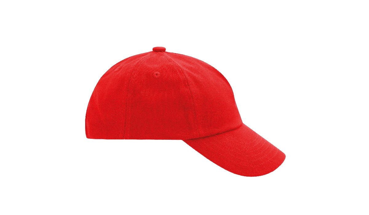 5 Panel children cap - signal red