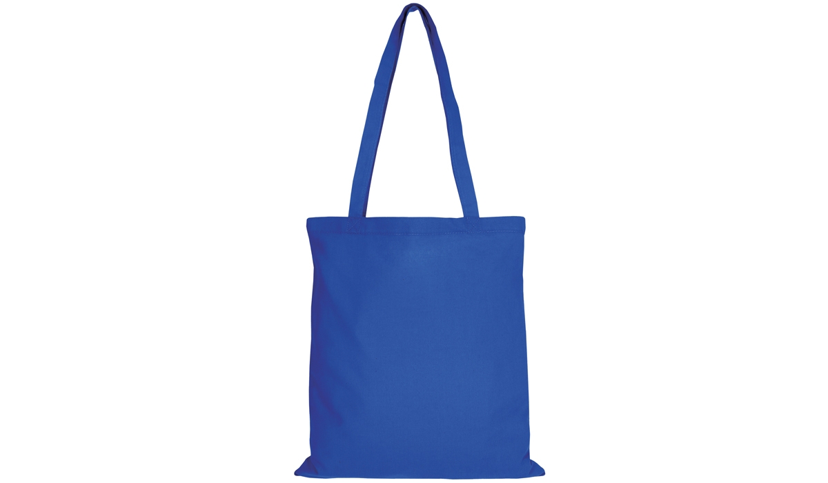 Cotton bag Classic with two long handles - royal blue