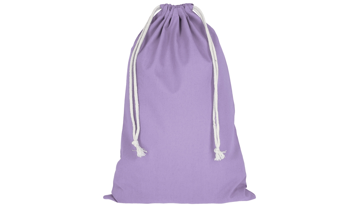 Pull bag with double drawstring 30 x 45 cm - lavender