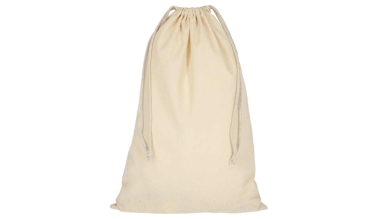 Pull bag with double drawstring 30 x 45 cm - nature