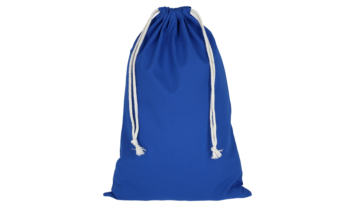 Pull bag with double drawstring 40 x 50 cm - royal blue