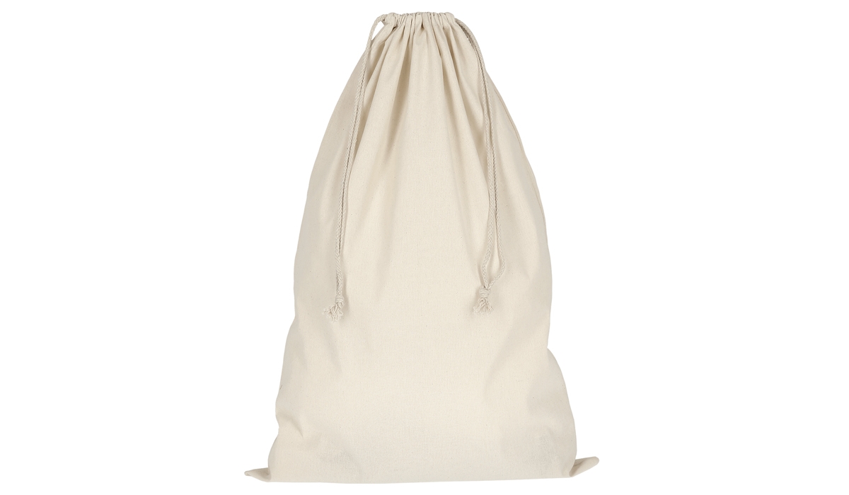 Pull bag with double drawstring 50 x 75 cm - nature