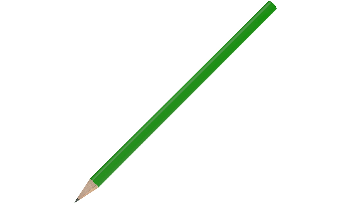 Bleistift lackiert - grasgrün 04