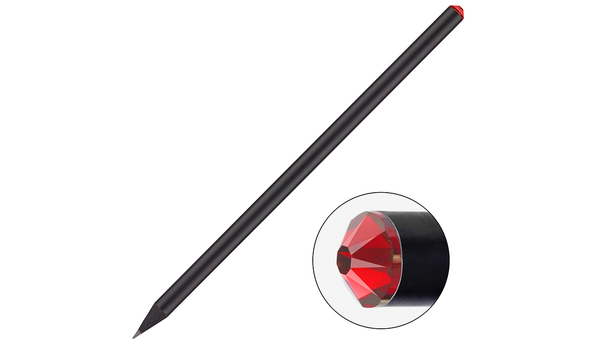 Kristall-Bleistift - rot 227