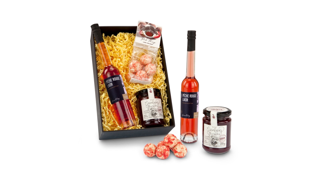 Gift box / Present set: Vineyard peach selection