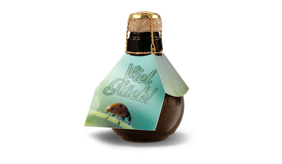Small sparkling wine Viel Glück, 125 ml