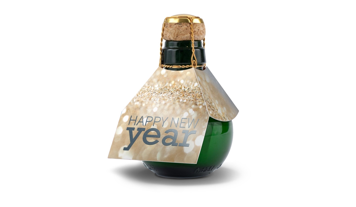 Kleinste Sektflasche der Welt Happy New Year, 125 ml