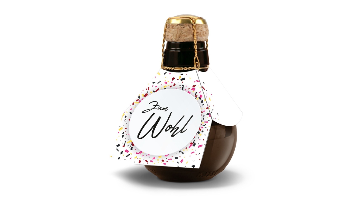 Kleinste Sektflasche der Welt Zum Wohl, 125 ml