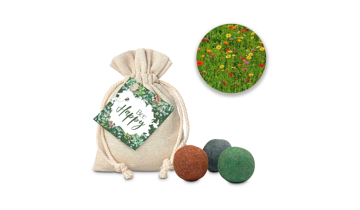 Gift product / gift article: Flower meadow Bee Happy