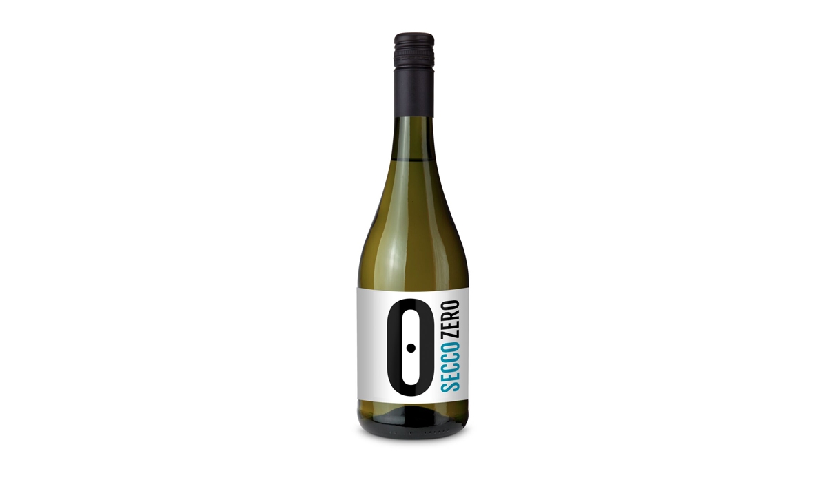 Secco ZERO, alkoholfrei - Flasche antikgrün, 0,75 l