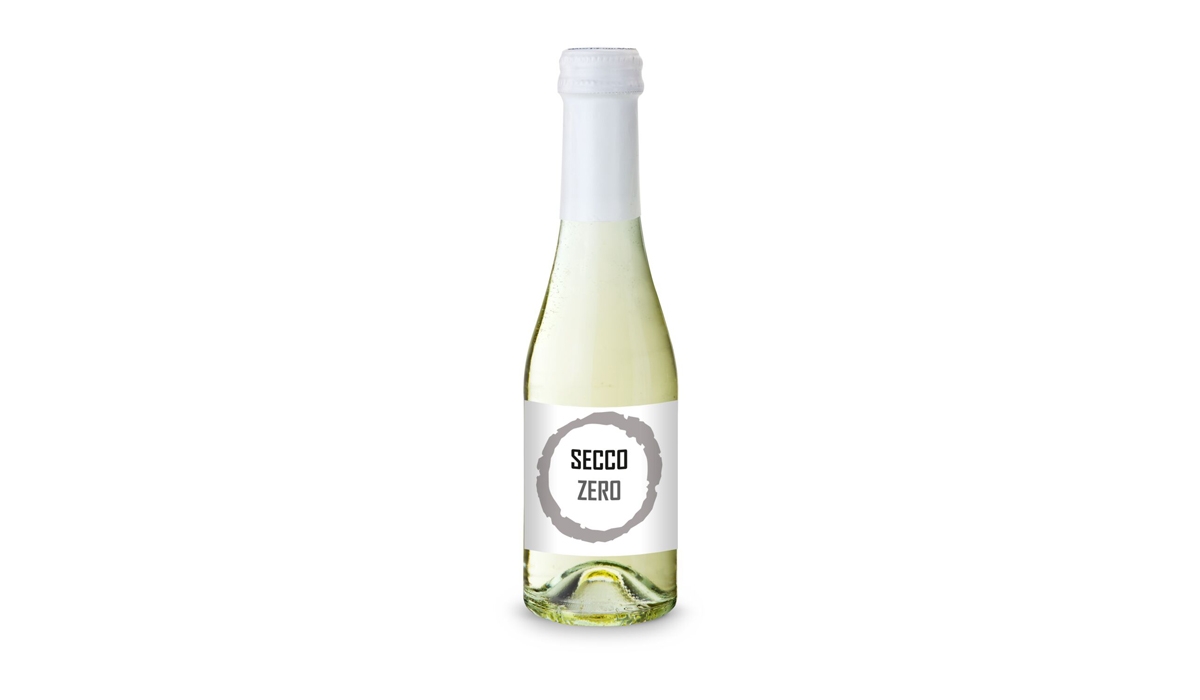 Secco ZERO - bottle clear - Capsule white, 0.2 l