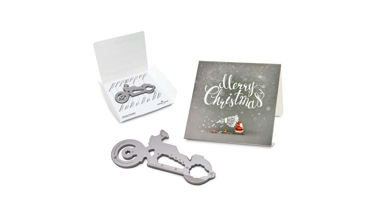 ROMINOX® Key Tool Motorbike (21 Funktionen) Merry Christmas